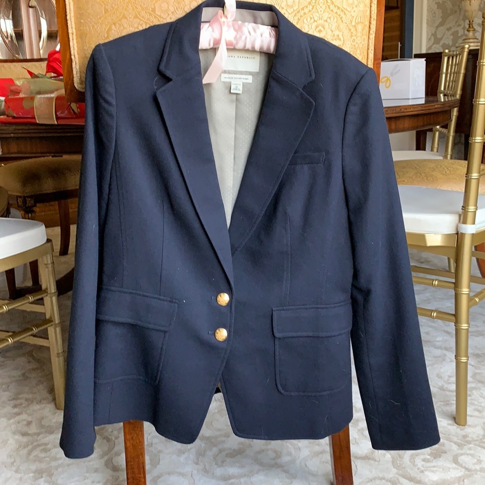 Banana Republic Blazer Navy